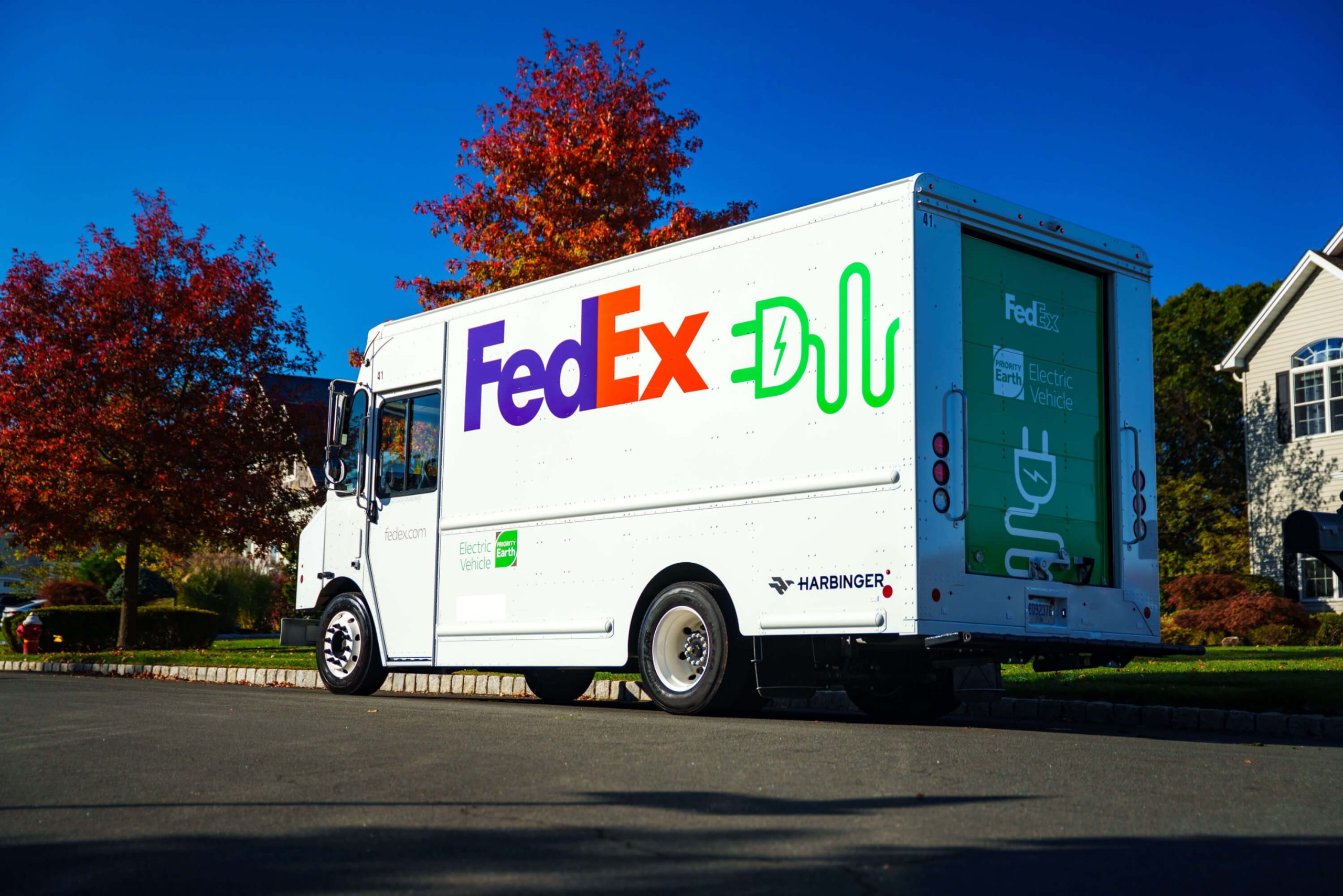 Harbinger's electric truck build for FedEx