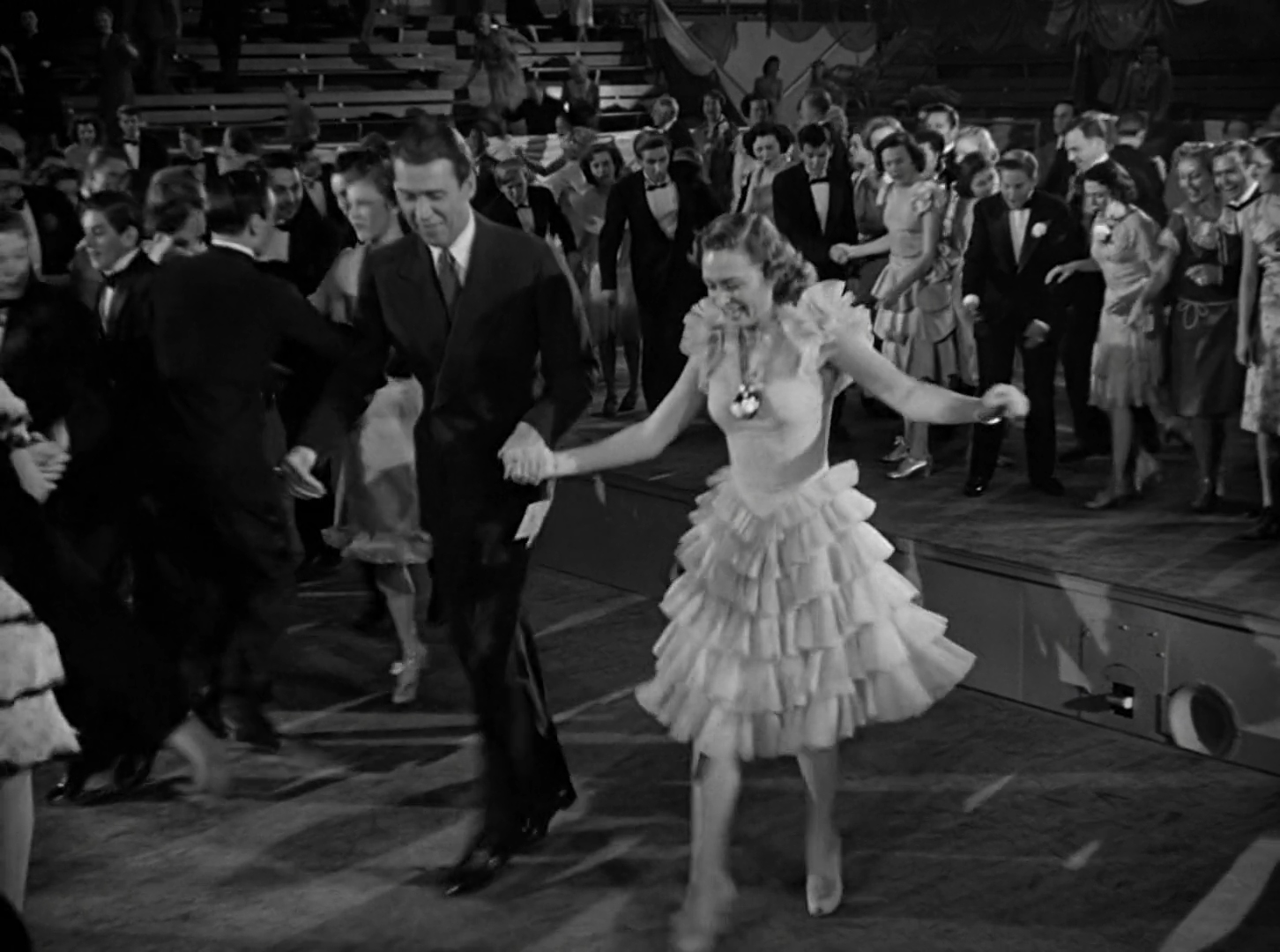 Gym/pool dance scene from It's a Wonderful Life