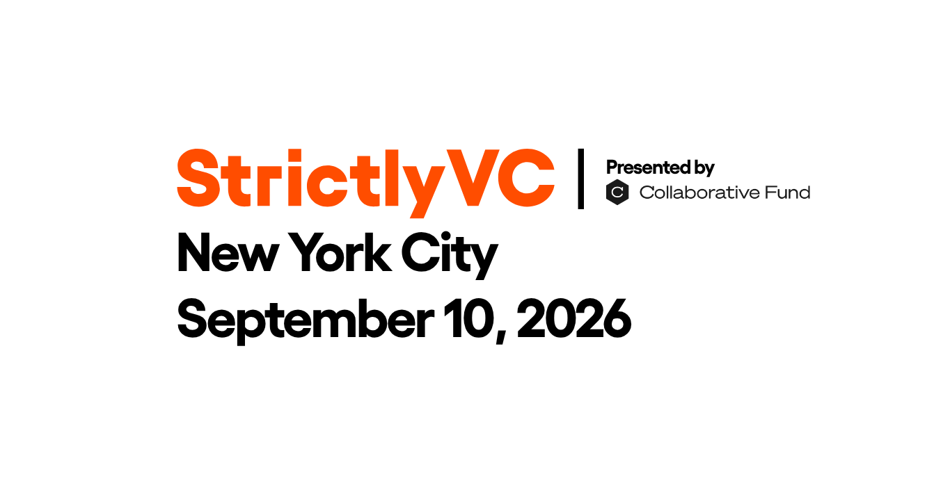 A graphic for TechCrunch's StrictlyVC NYC 2026 Event