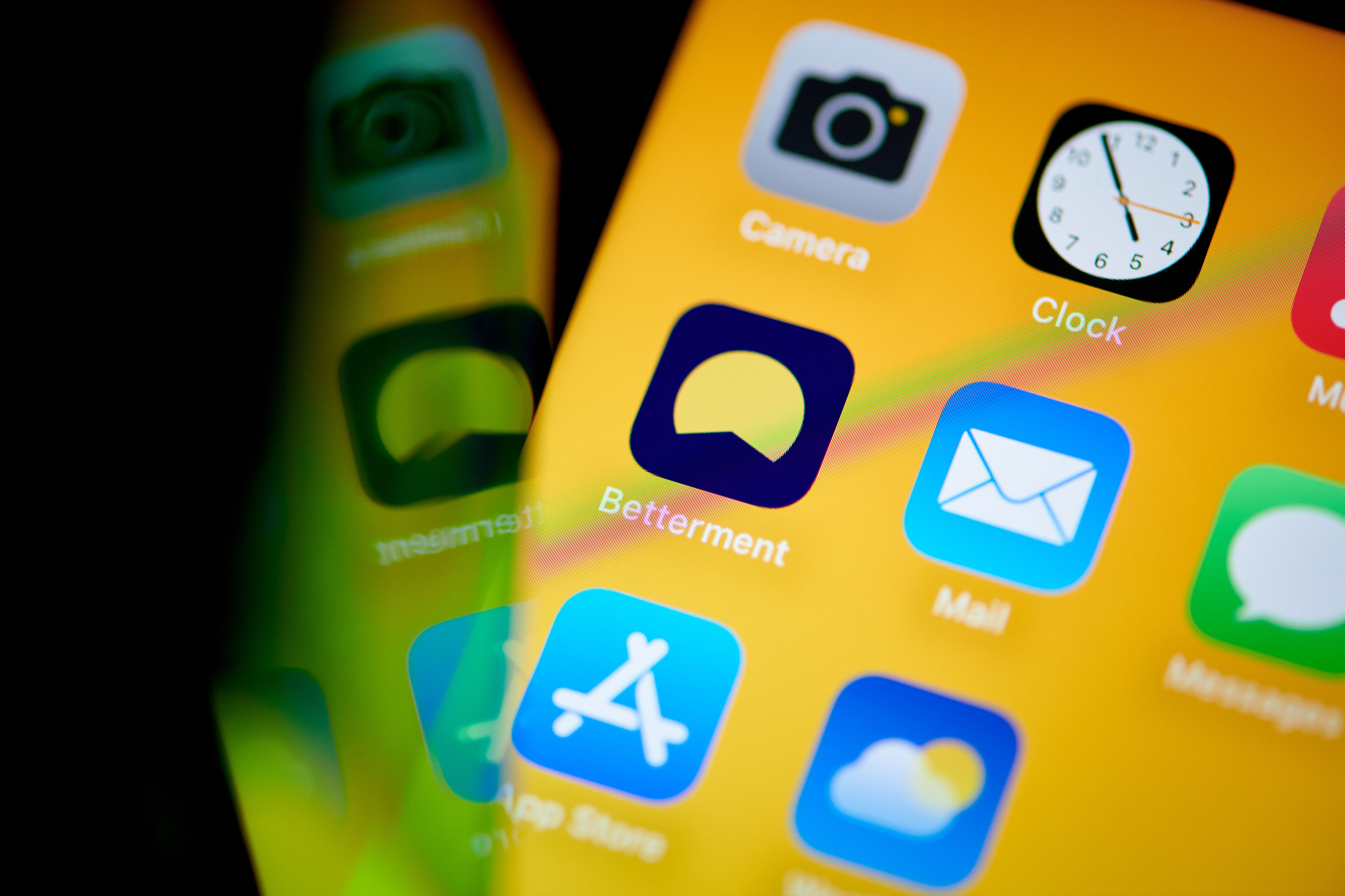 The Betterment app on a smartphone arranged in New York, US, on Wednesday, June 26, 2024.