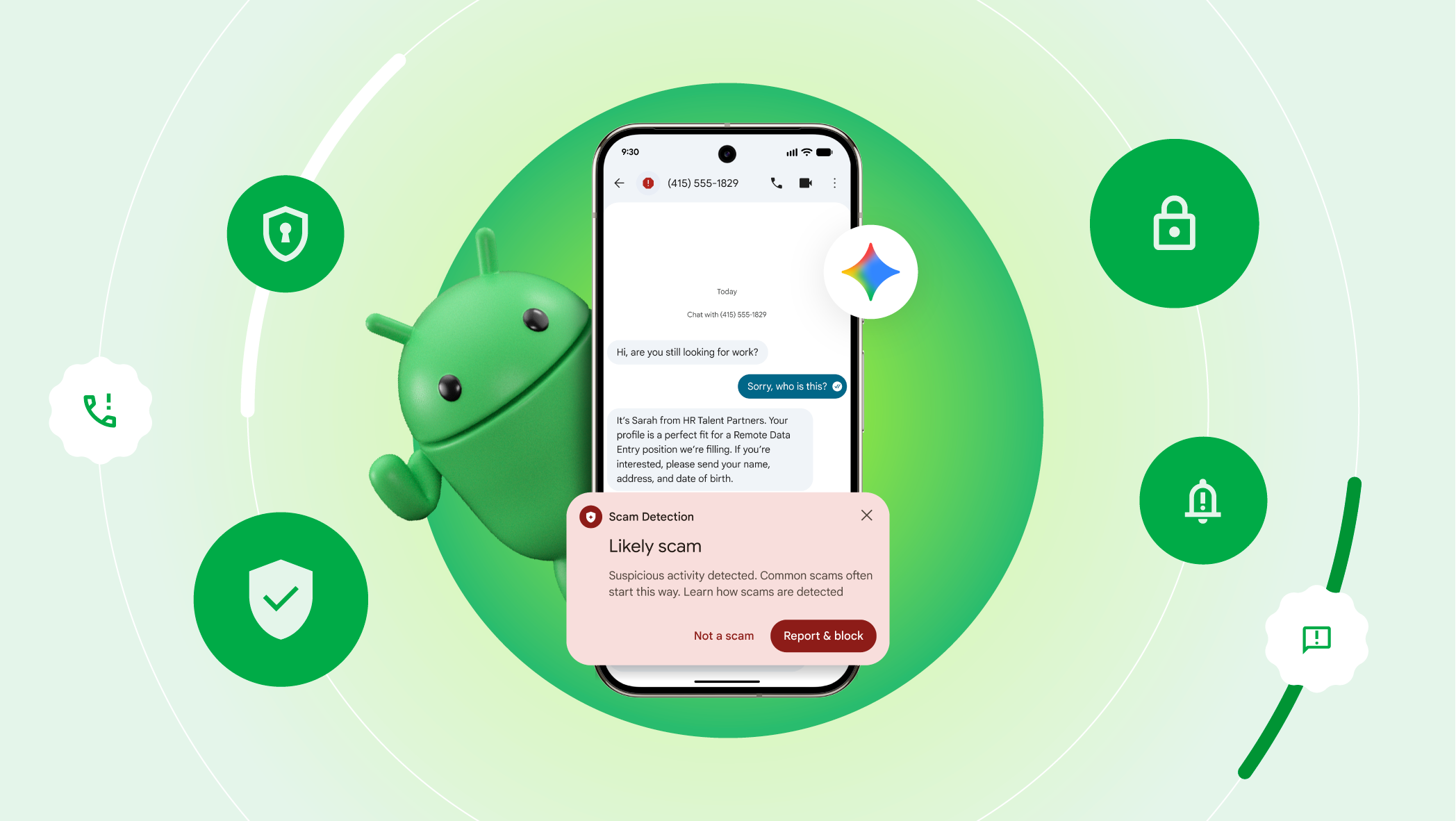 Gemini AI-powered features on Android