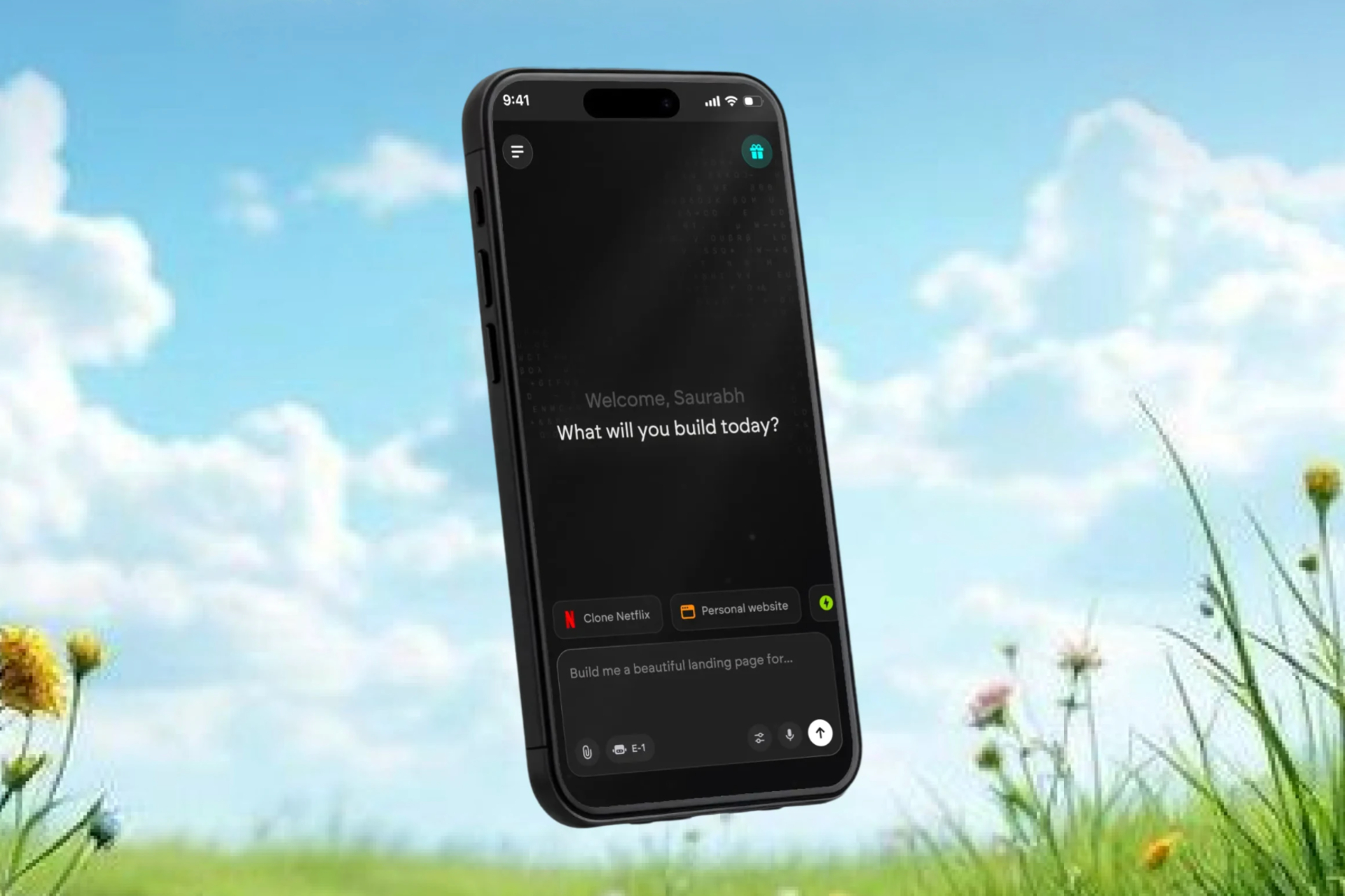 Emergent mobile app
