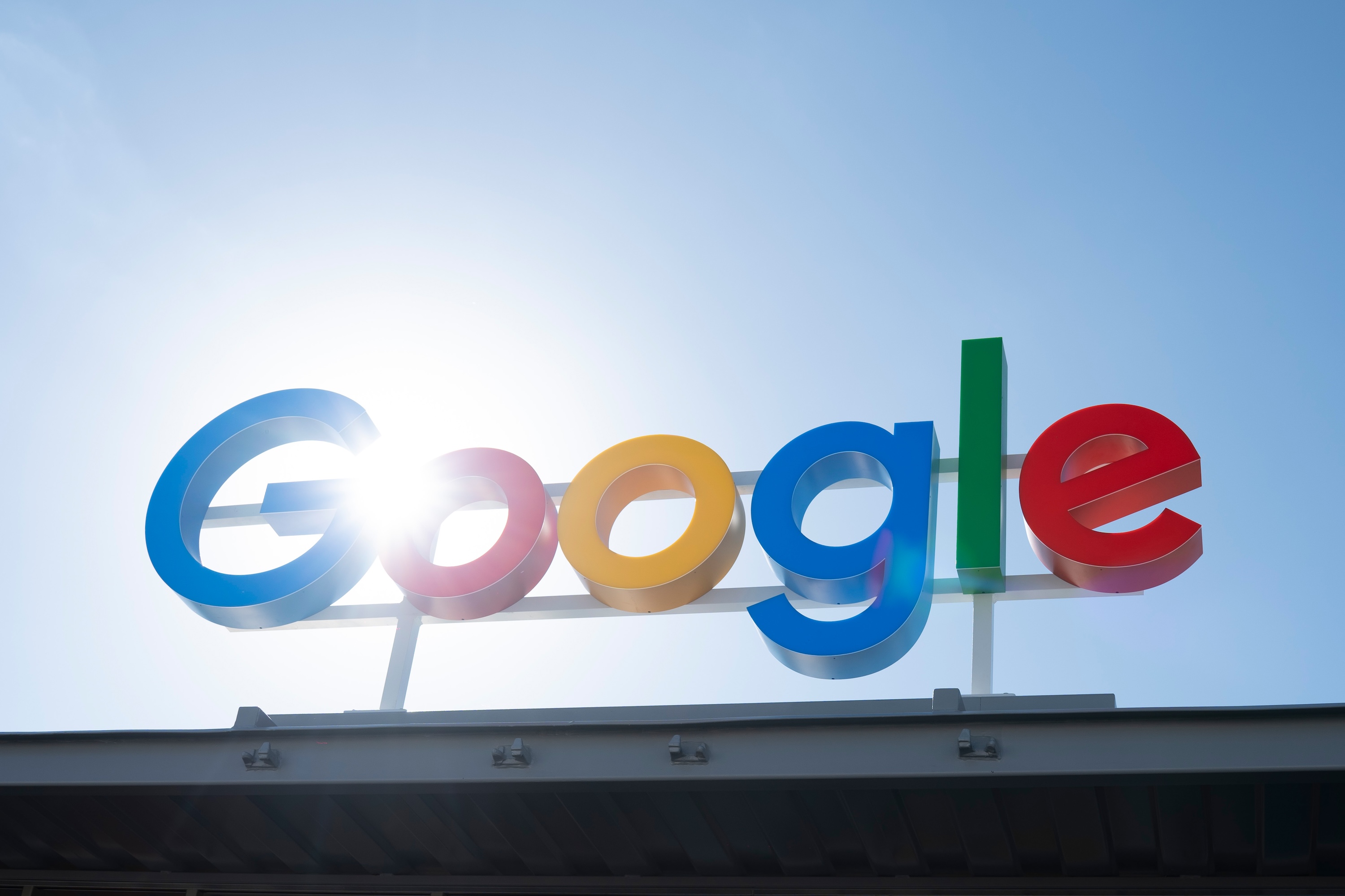 Signage at the Google Midlothian Data Center in Midlothian, Texas, US, on Friday, Nov. 14, 2025.