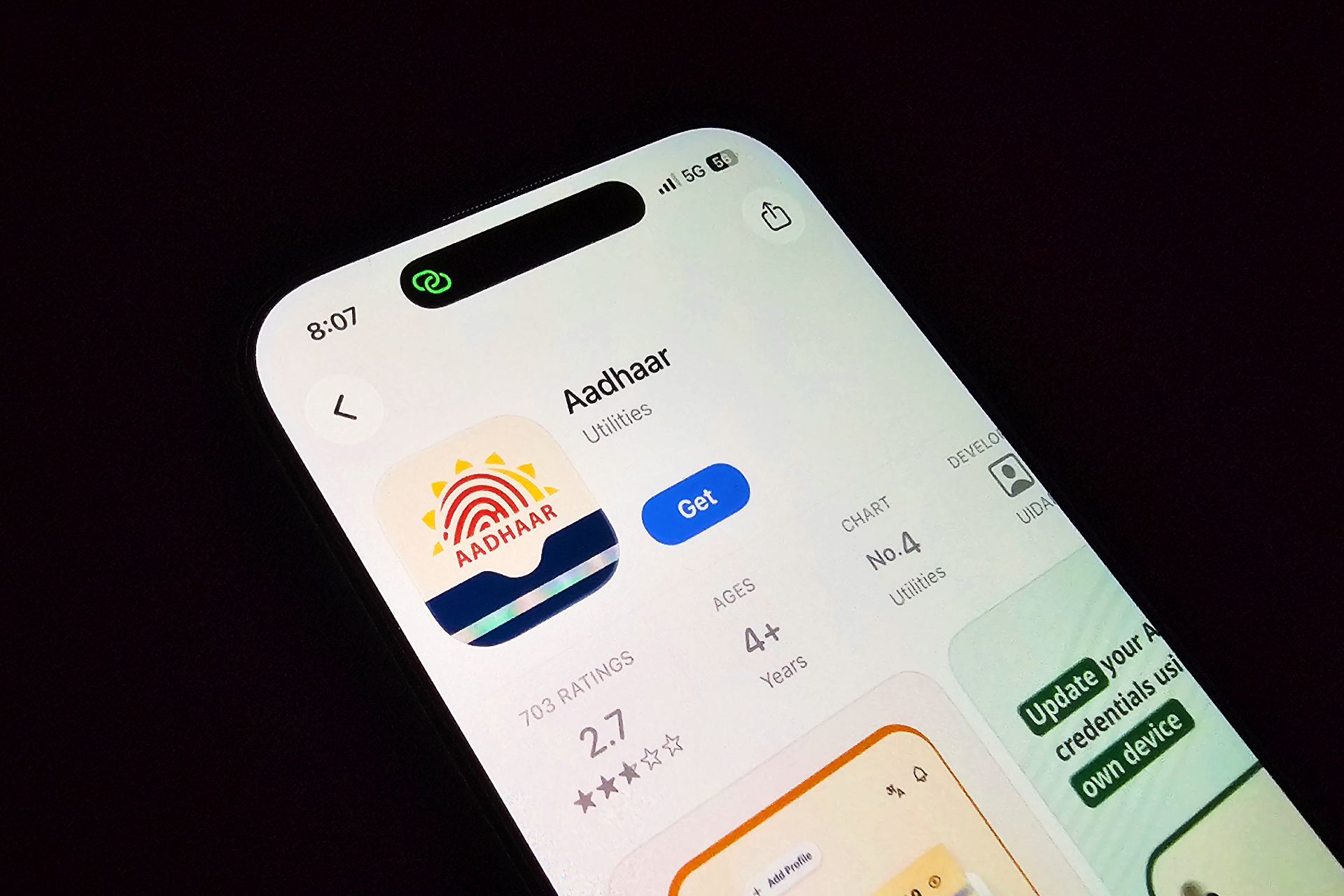 New Aadhaar app