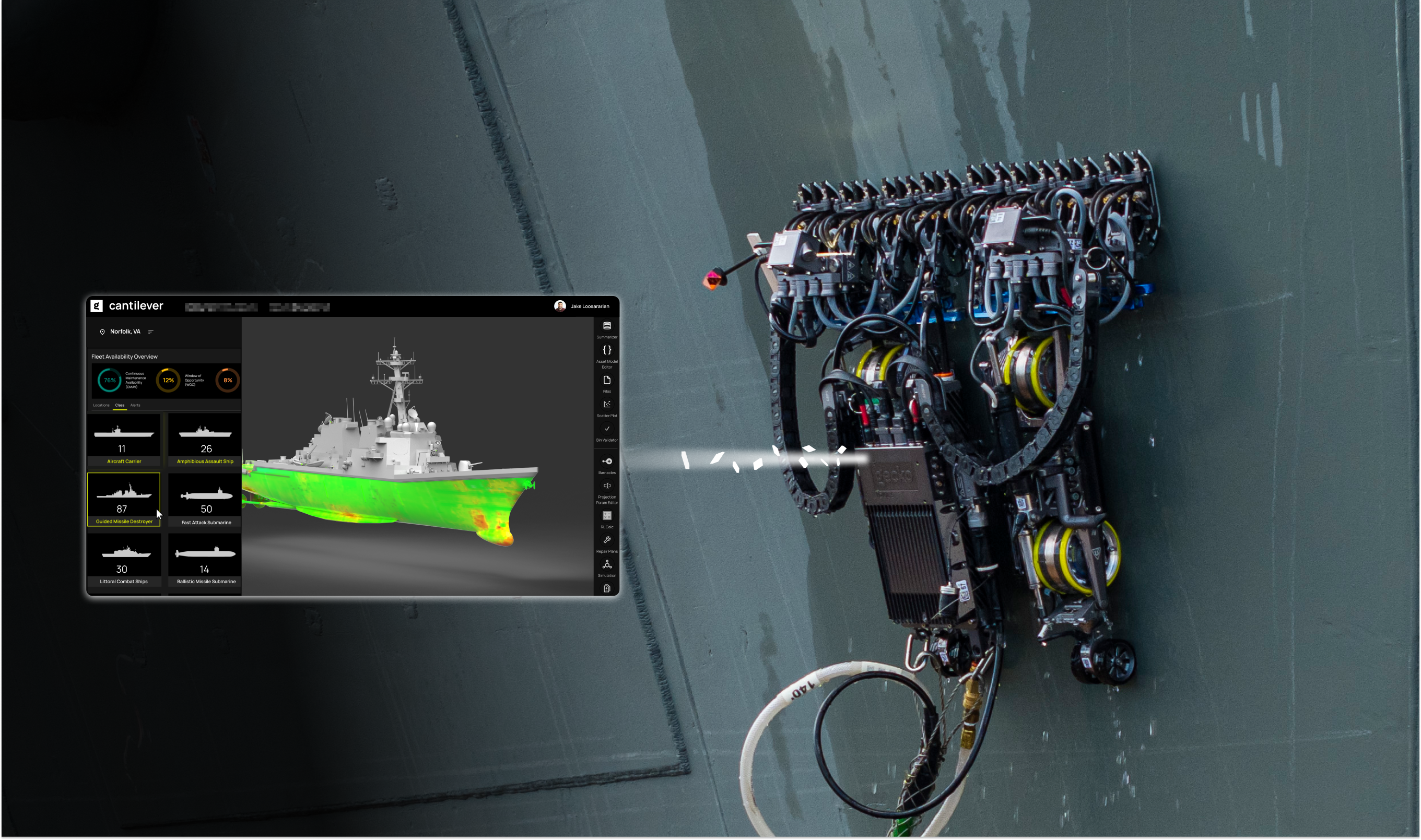 Gecko Robotics, AI, U.S. Navy