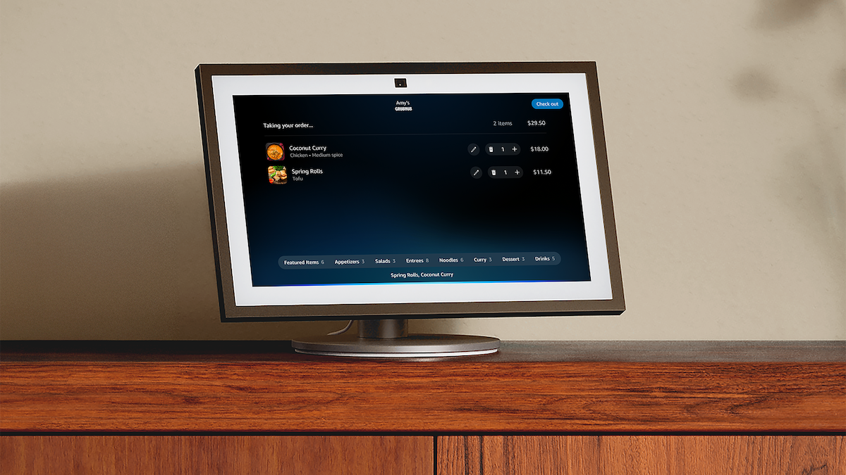 Uber Eats and Grubhub on Alexa+