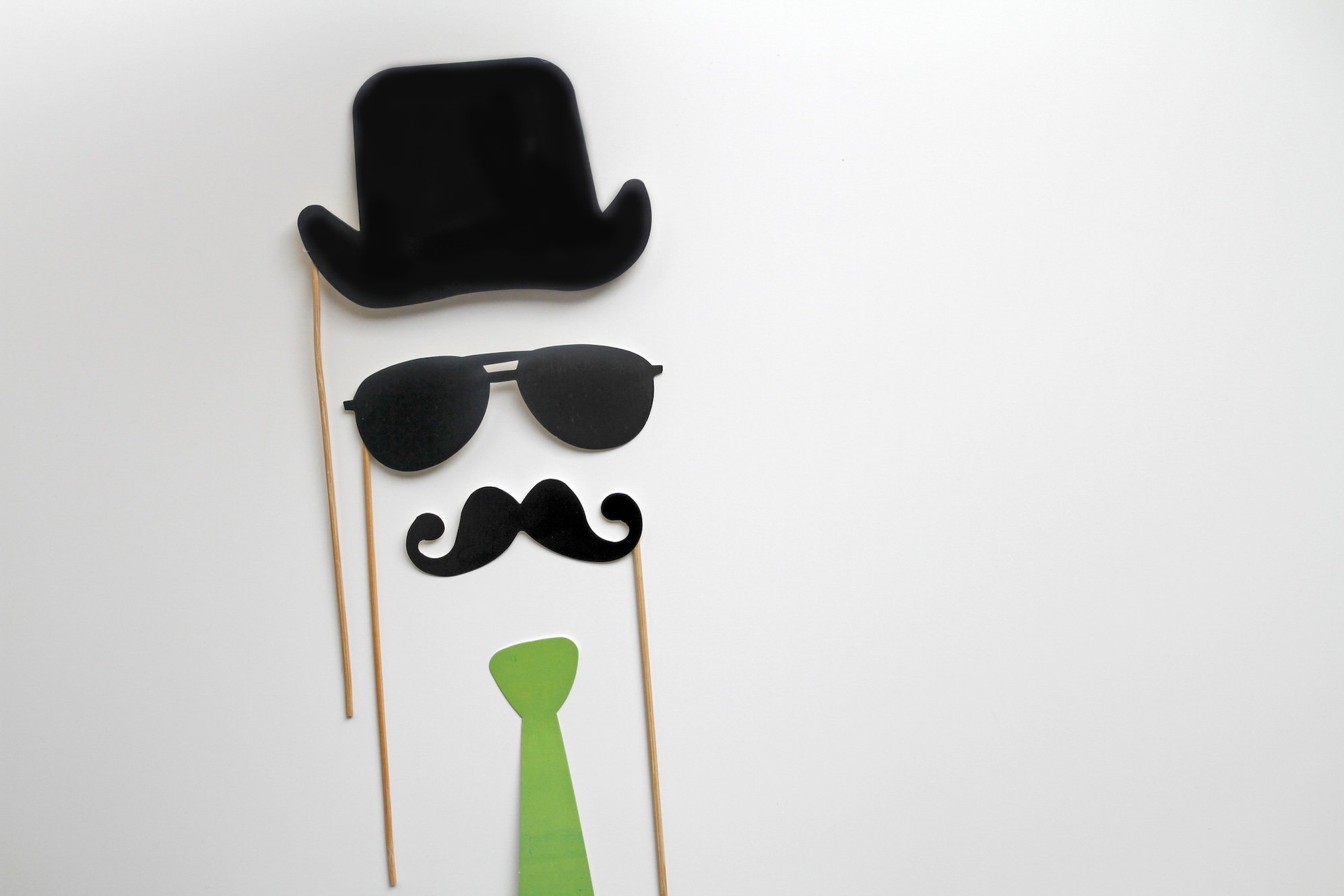 Carnival mask or photo booth props background