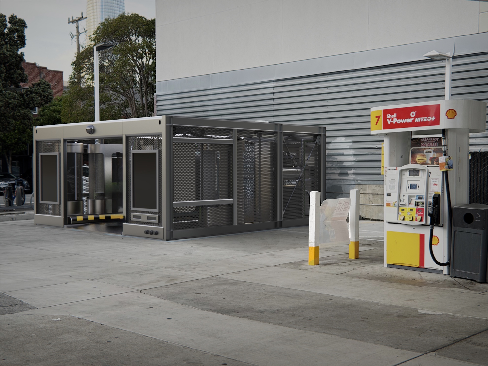 Aseon Labs' rendering of one of its automated robotaxi pods.