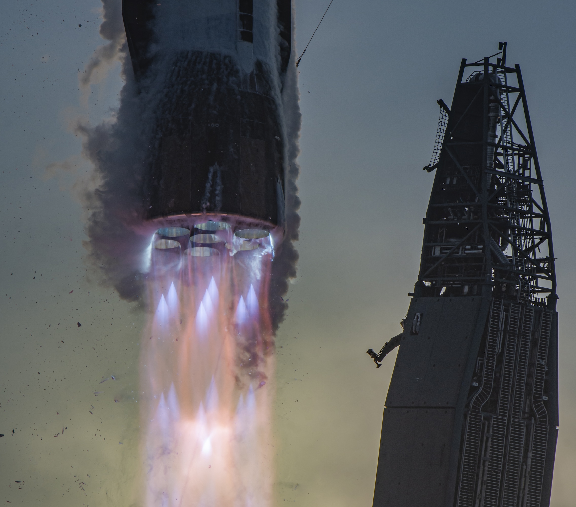 Blue Origin's New Glenn 3 during liftoff in April 2026