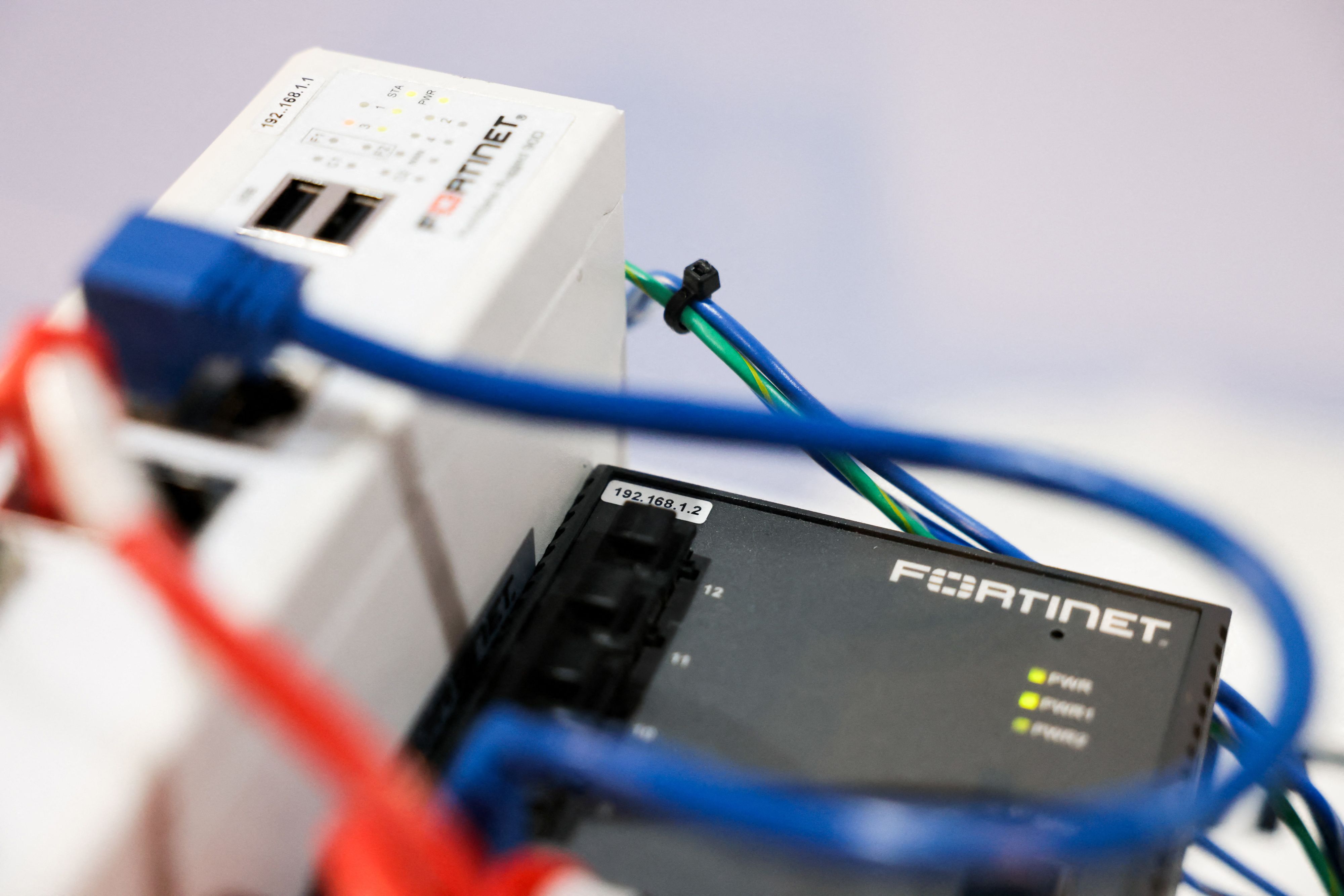 A device designed to detect hacks manufactured by cybersecurity firm Fortinet.