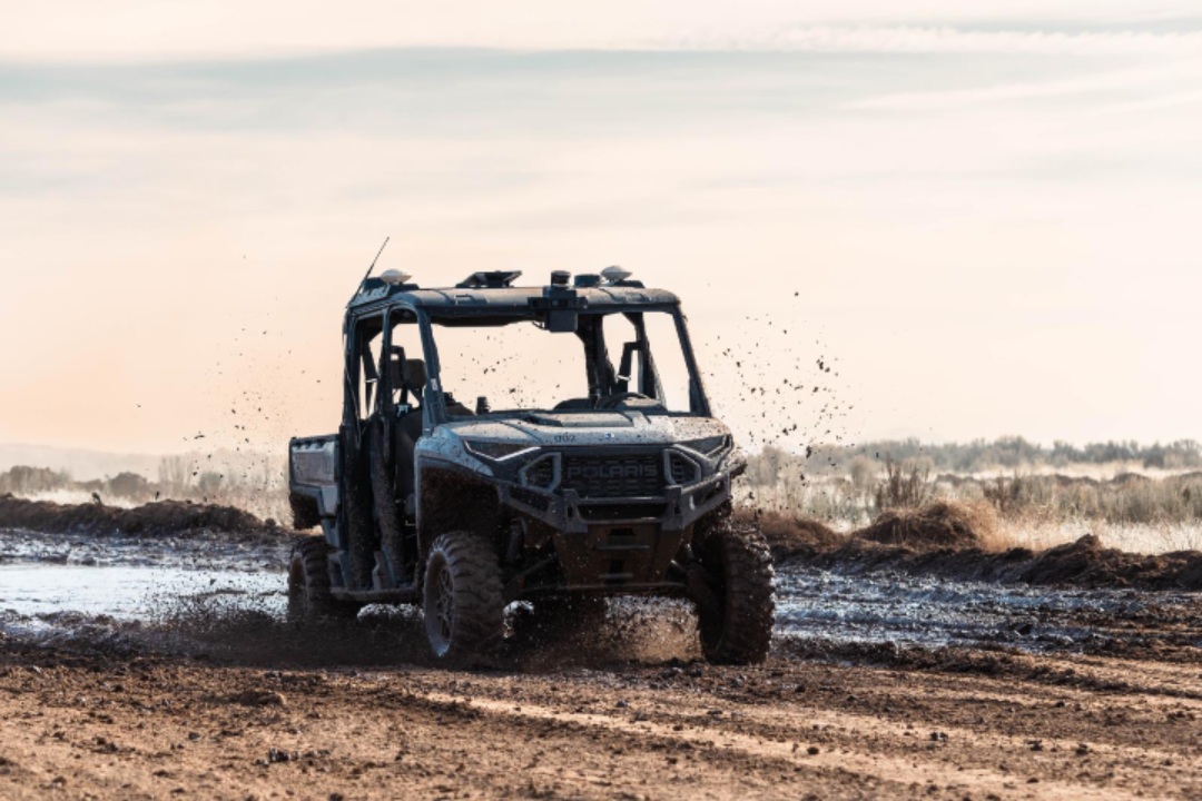 A Forterra autonomous Lancer vehicle on the move.