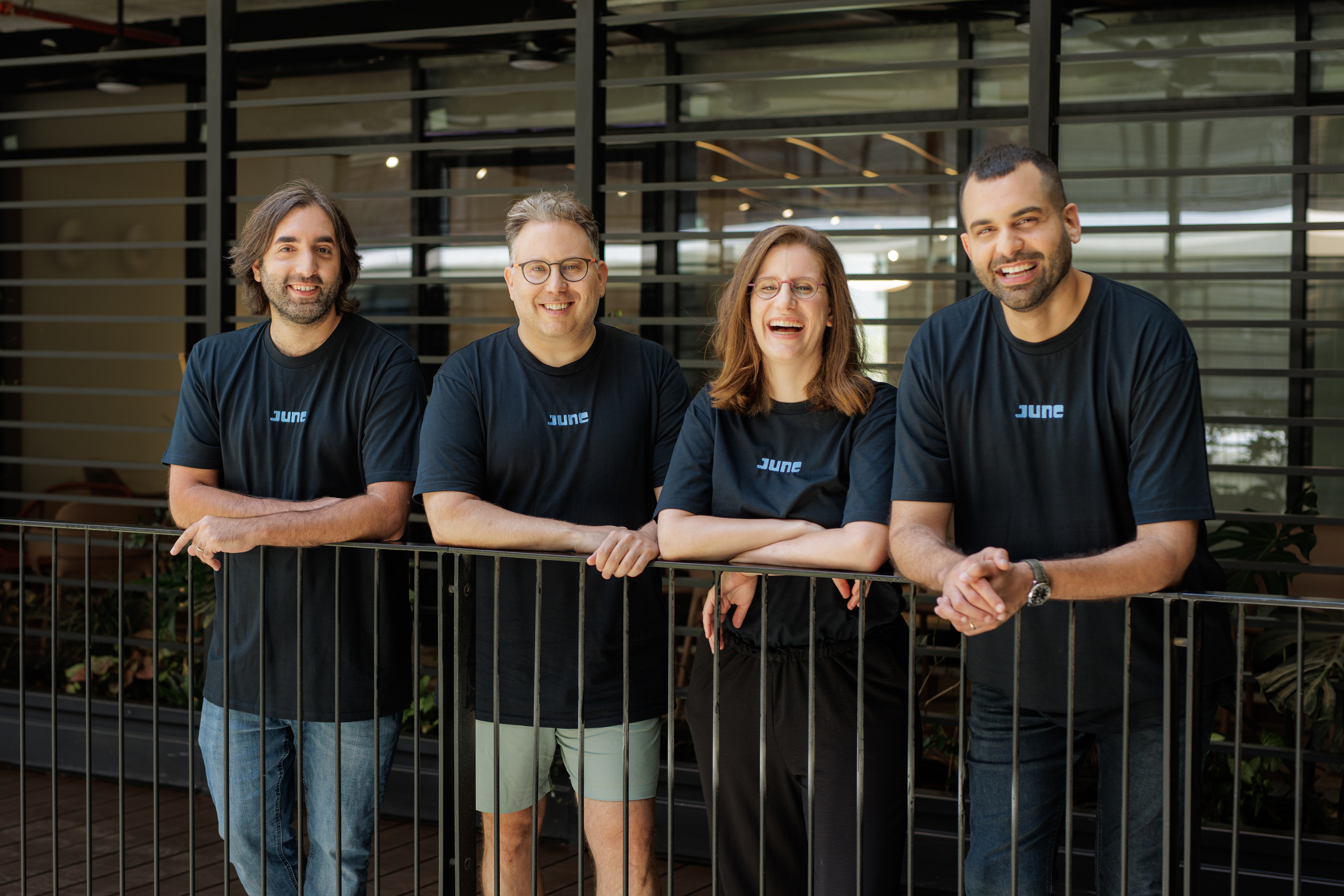 The June founding team: Ohad Hen, Barak Goldstein, Efrat Rapoport, and Idan Tsitiat.