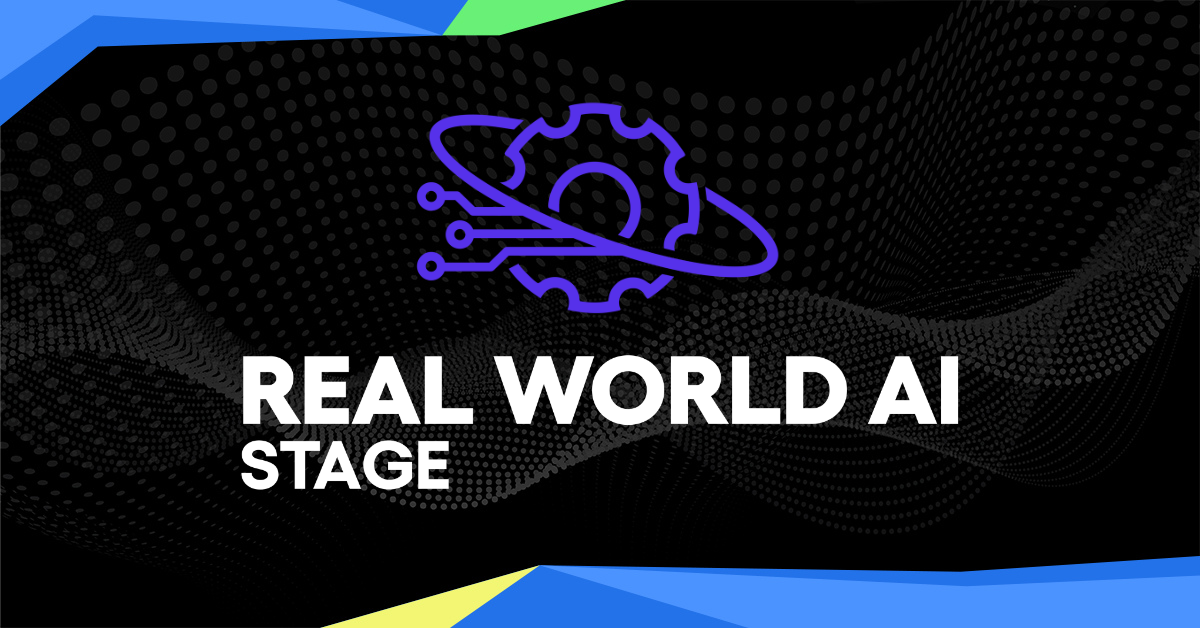 A promo for TechCrunch's Real World AI Stage at Disrupt 2026